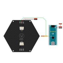copy of Triangle LED Matrix WS2812B-B/W