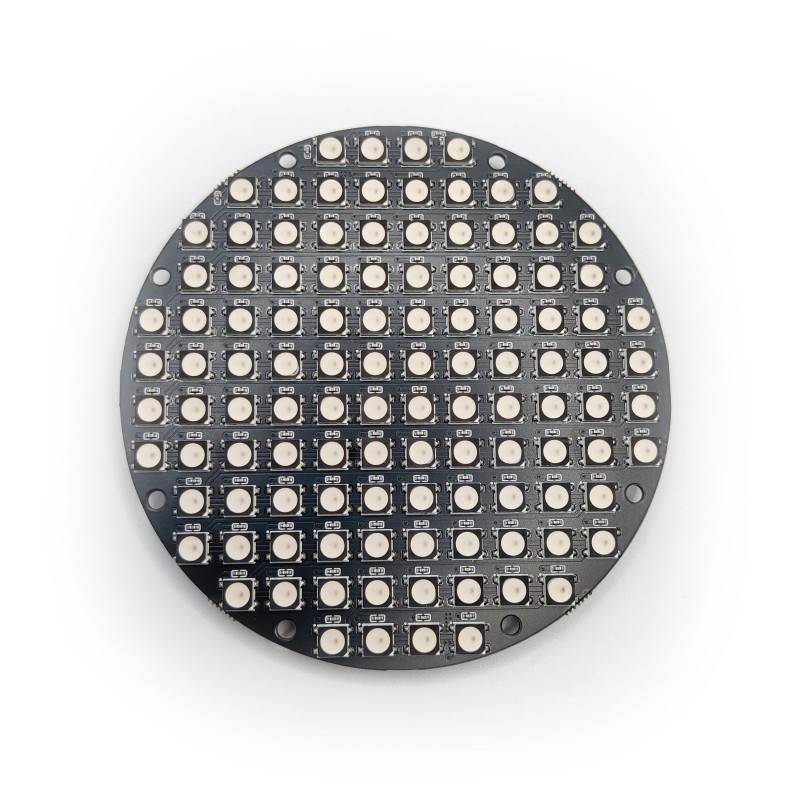 Matrice de leds ronde 95mm 112 WS2812B-B/W Matrice de leds ronde 95mm 112 WS2812B-B/W